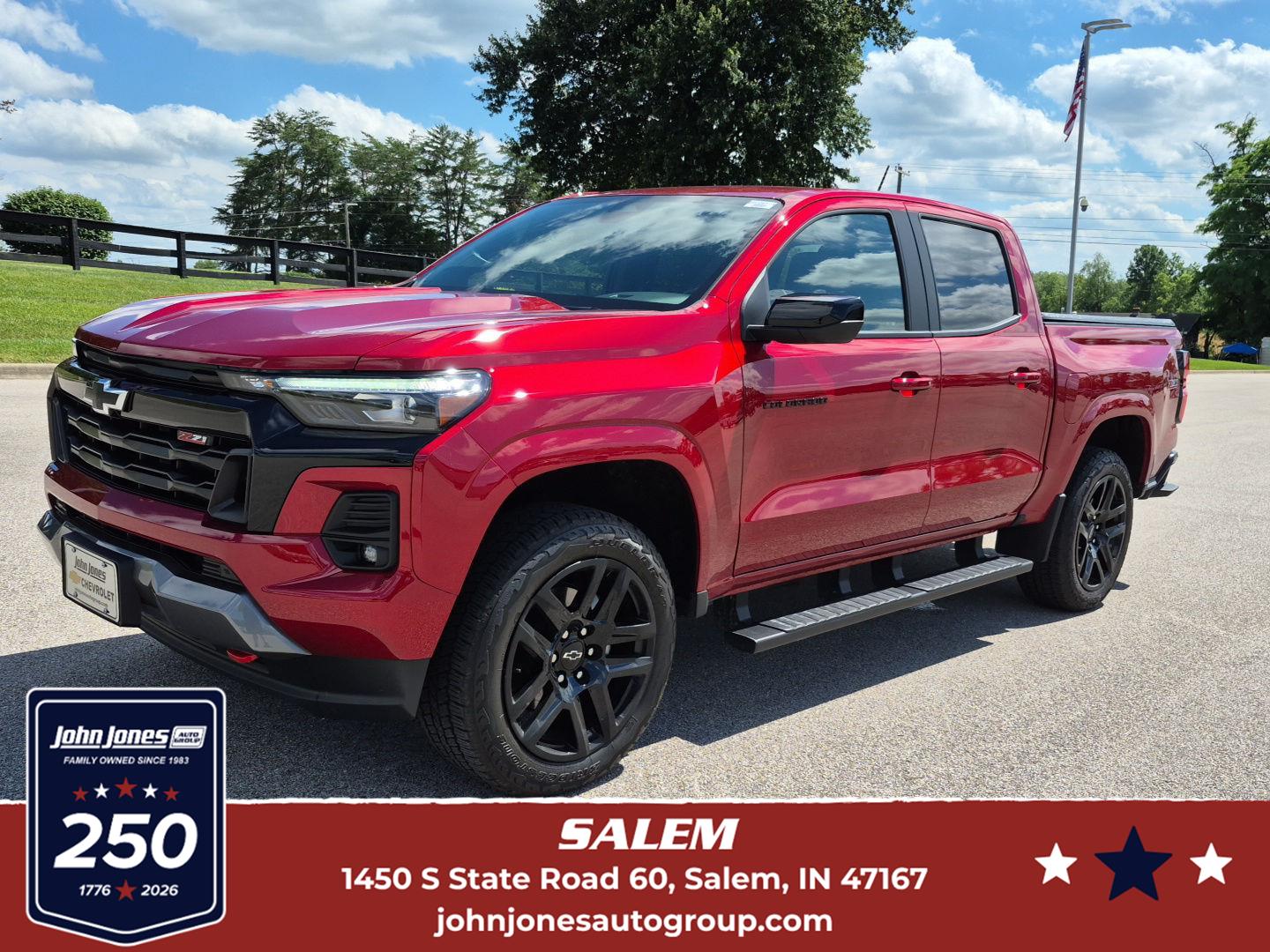 Radiant Red Tintcoat 2024 Chevrolet Colorado Z71 Crew Cab 4WD Pickup Truck Four-Wheel Drive 8-Speed Automatic