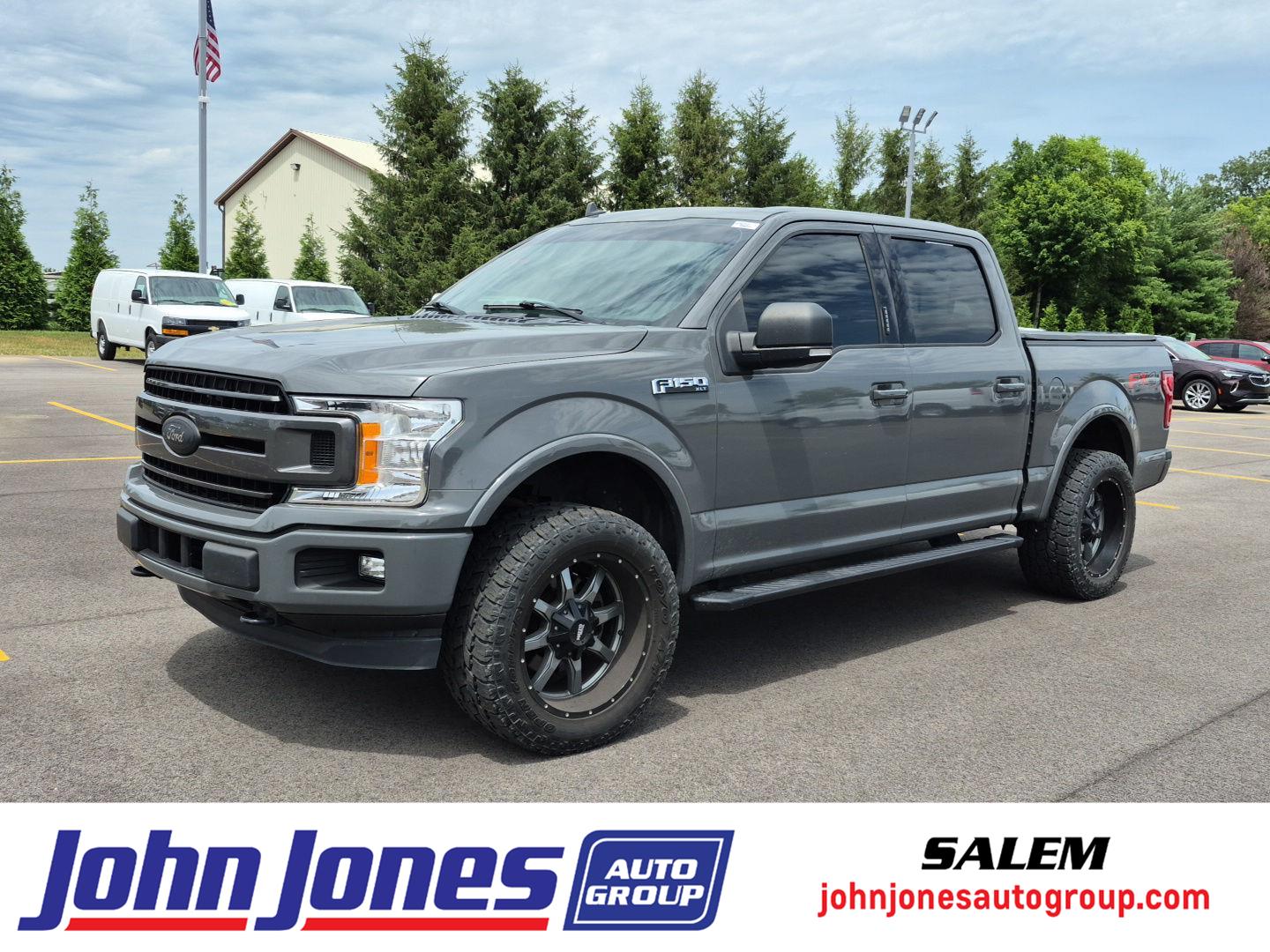 Gray (Lead Foot) 2018 Ford F-150 XLT SuperCrew 4WD Pickup Truck Four-Wheel Drive Automatic