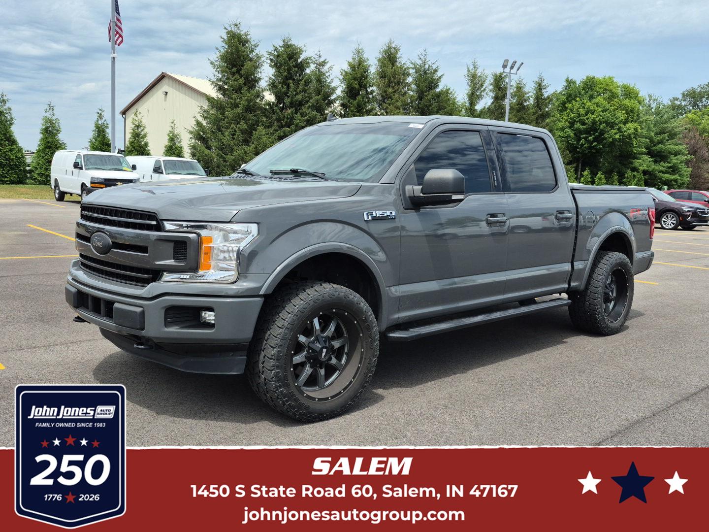Gray (Lead Foot) 2018 Ford F-150 XLT SuperCrew 4WD Pickup Truck Four-Wheel Drive Automatic