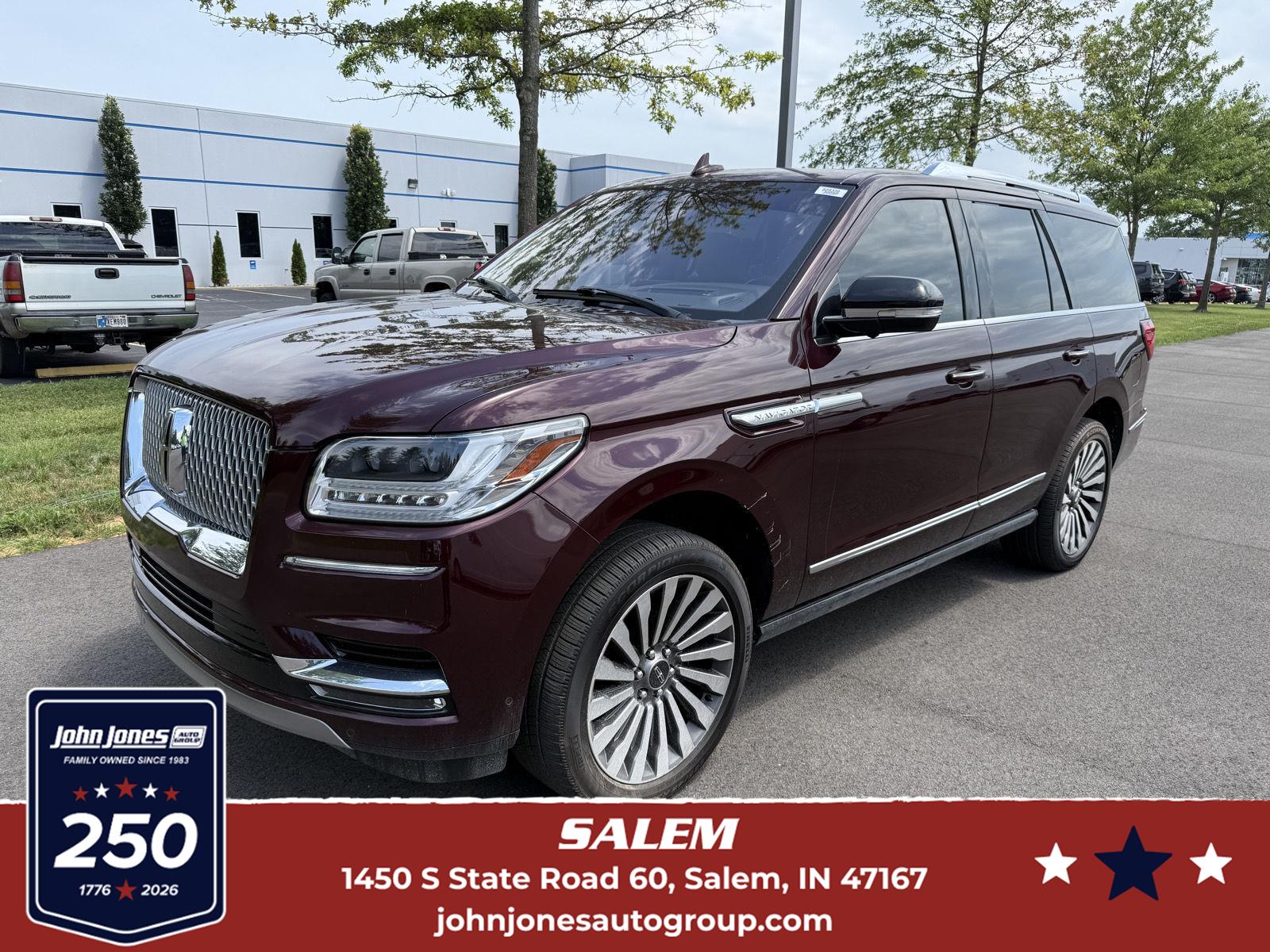 Red (Burgundy Velvet) 2020 Lincoln Navigator SUV / Crossover Four-Wheel Drive Automatic