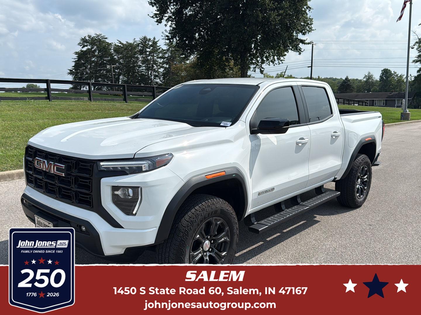 Summit White 2024 GMC Canyon Pickup Truck Four-Wheel Drive 8-Speed Automatic