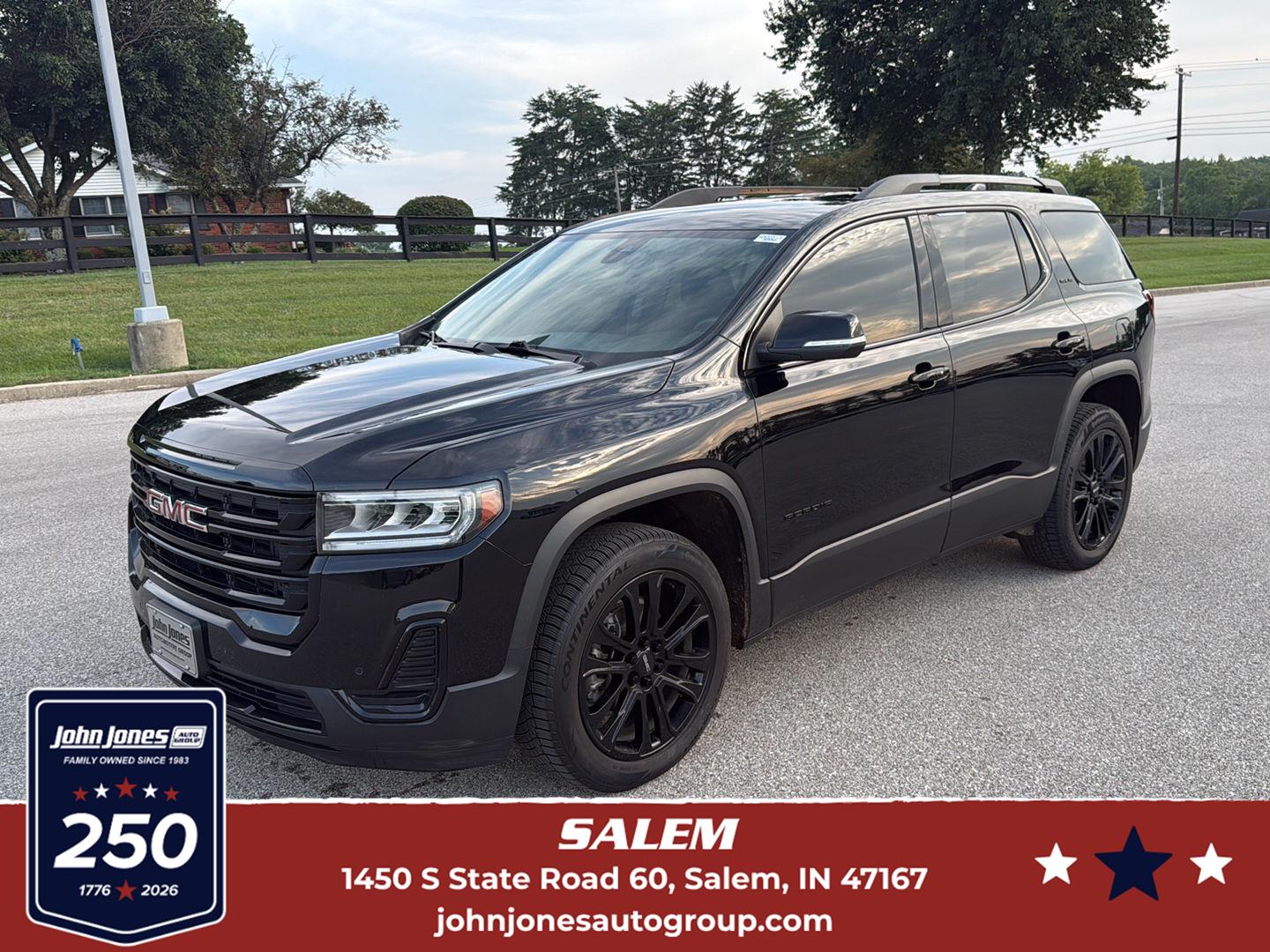 Black (Ebony Twilight Metallic) 2023 GMC Acadia SUV / Crossover Front-Wheel Drive 9-Speed Automatic
