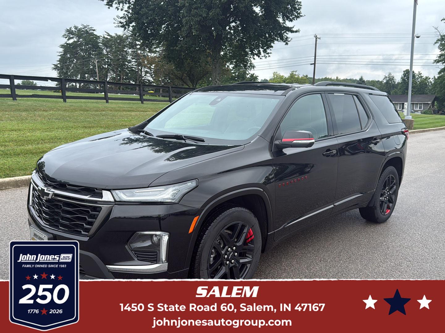 Mosaic Black Metallic 2023 Chevrolet Traverse SUV / Crossover Four-Wheel Drive 9-Speed Automatic