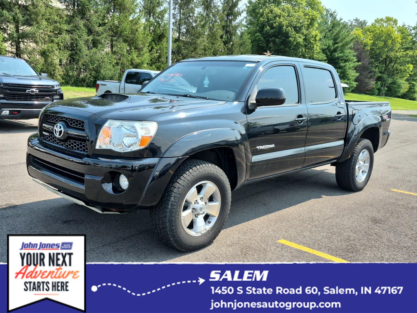 Black 2011 Toyota Tacoma Pickup Truck Four-Wheel Drive 5-Speed Automatic