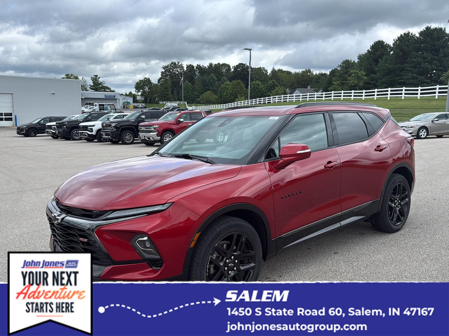 Radiant Red Tintcoat 2023 Chevrolet Blazer SUV / Crossover Front-Wheel Drive 9-Speed Automatic