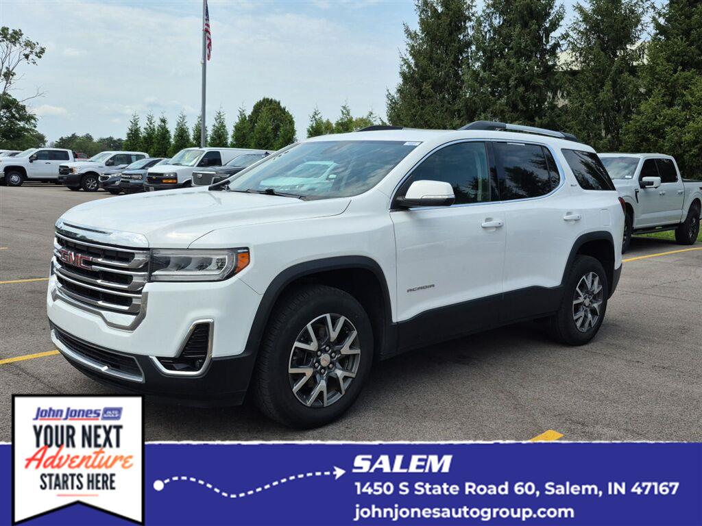 Summit White 2023 GMC Acadia SUV / Crossover Front-Wheel Drive 9-Speed Automatic