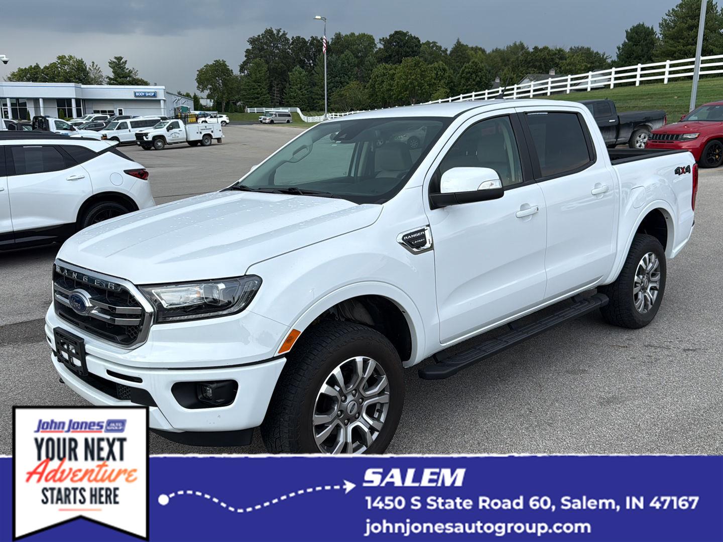 Oxford White 2023 Ford Ranger Pickup Truck Four-Wheel Drive Automatic
