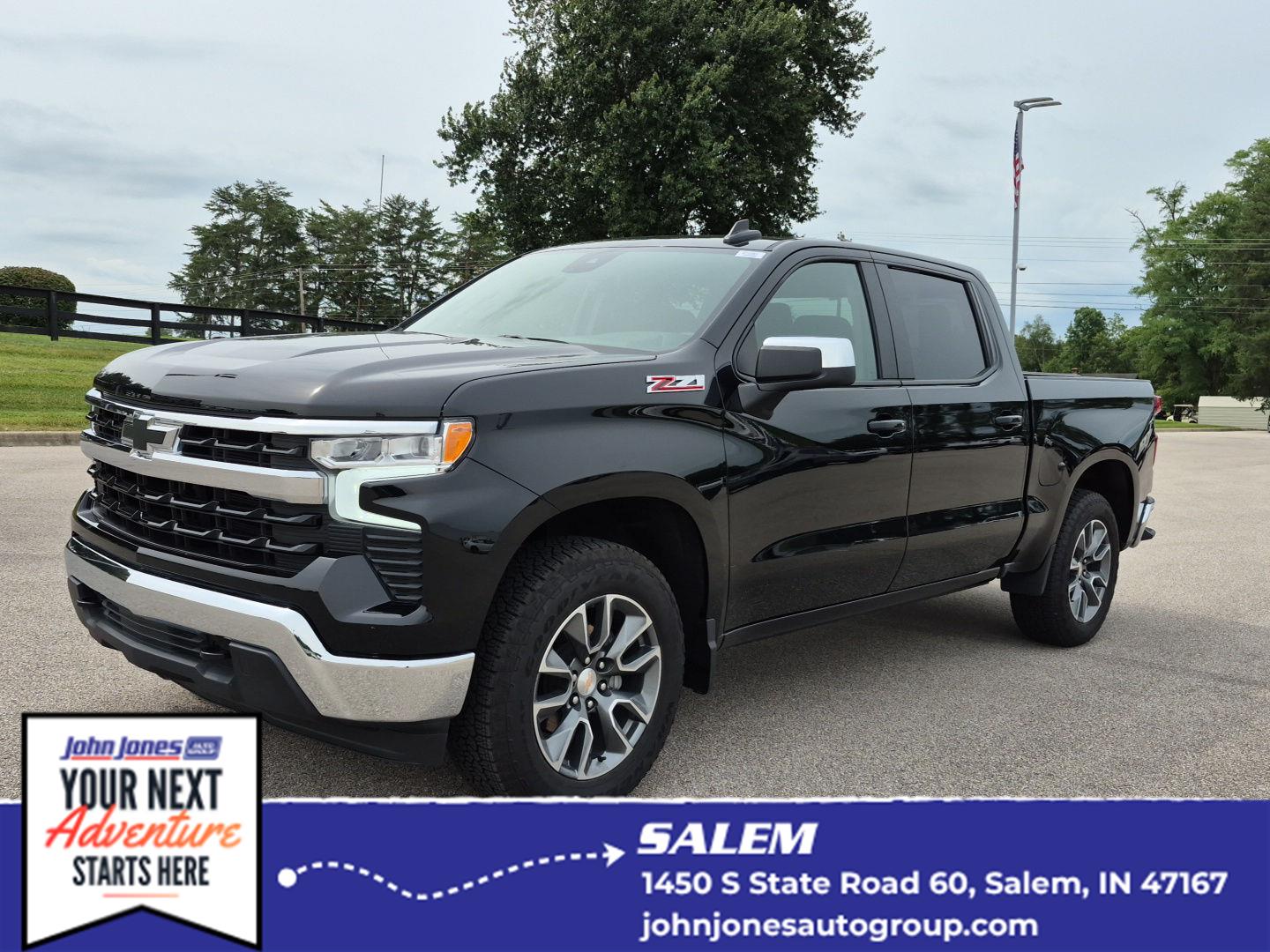 Black 2026 Chevrolet Silverado 1500 Pickup Truck Four-Wheel Drive Automatic