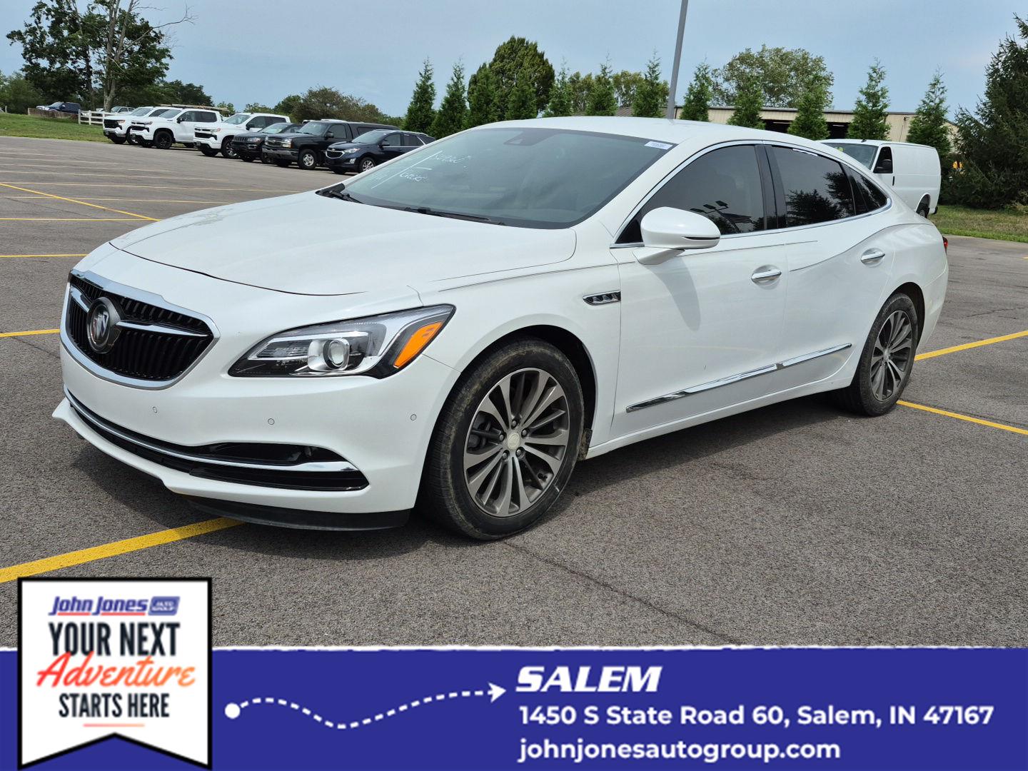 White Frost Tricoat 2017 Buick LaCrosse Sedan Front-Wheel Drive 8-Speed Automatic