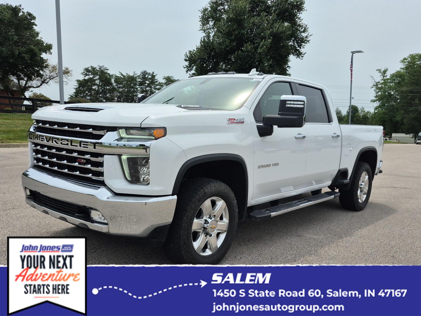 Summit White 2022 Chevrolet Silverado 2500HD Pickup Truck Four-Wheel Drive Automatic