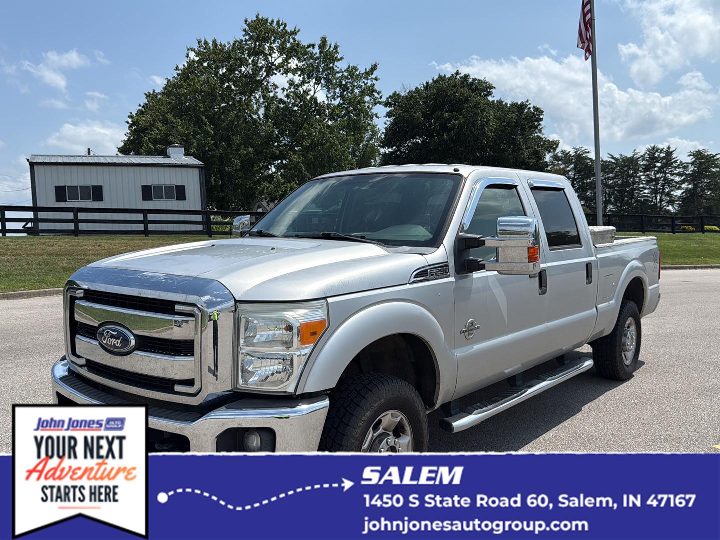 Ingot Silver Metallic 2012 Ford F-250 Super Duty Pickup Truck Four-Wheel Drive 6-Speed Automatic