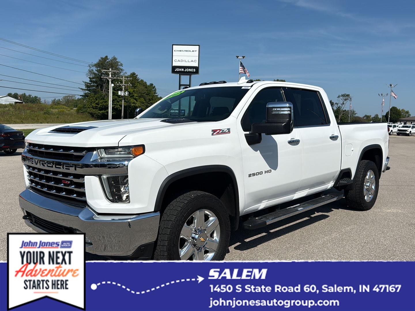 Summit White 2022 Chevrolet Silverado 2500HD Pickup Truck Four-Wheel Drive Automatic