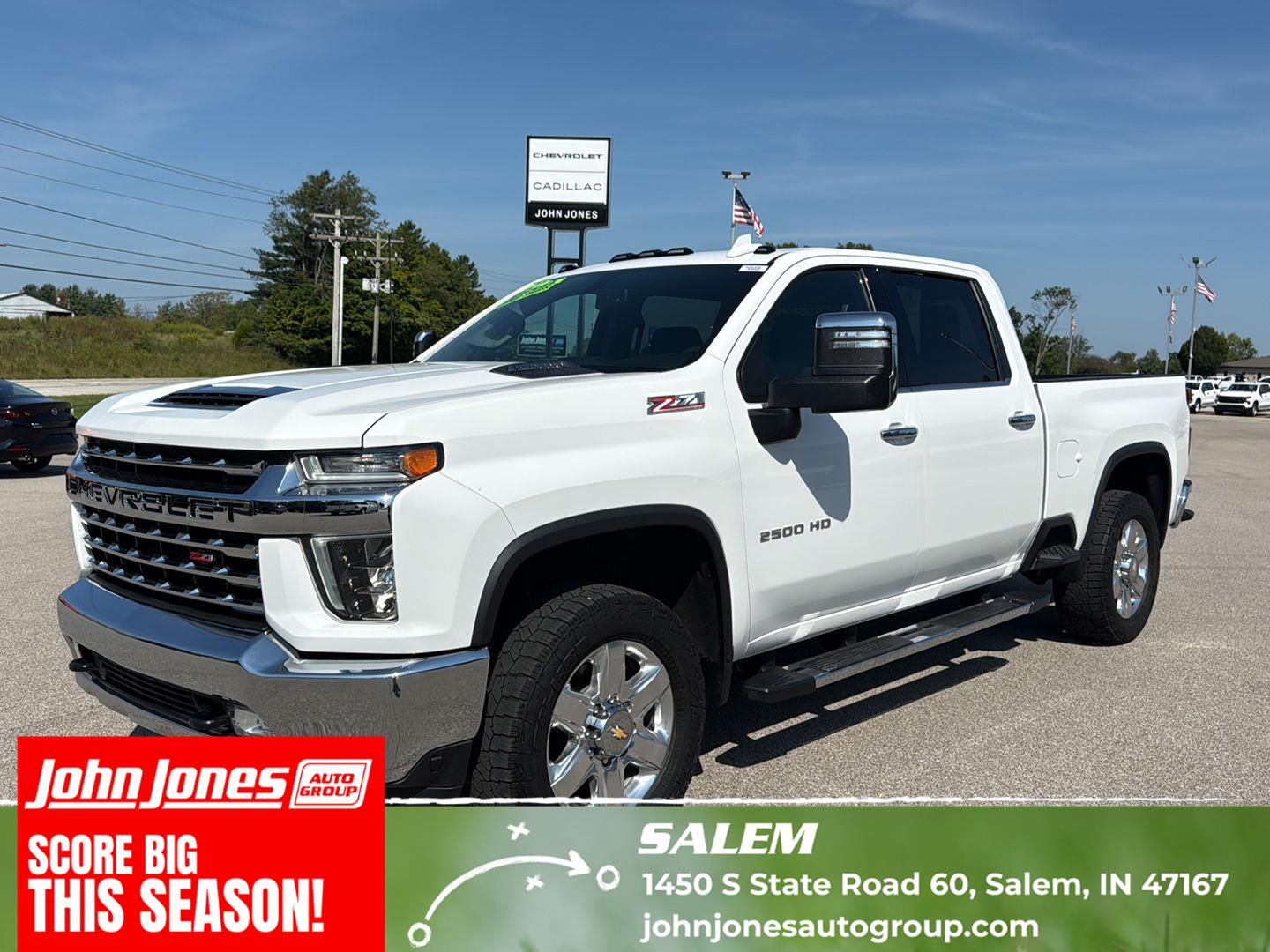 Summit White 2022 Chevrolet Silverado 2500HD Pickup Truck Four-Wheel Drive Automatic