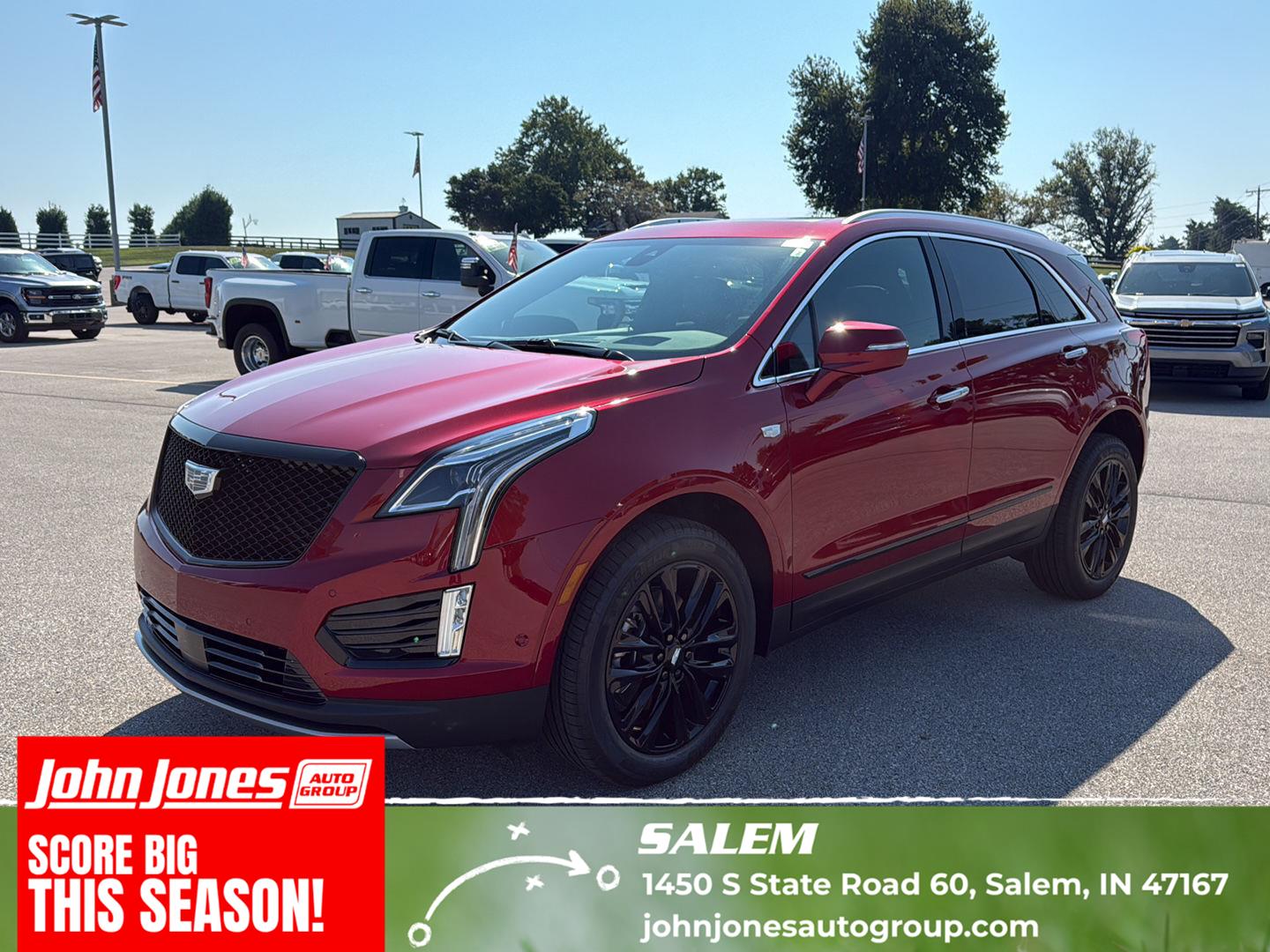 Radiant Red Tintcoat 2026 Cadillac XT5 SUV / Crossover Four-Wheel Drive 9-Speed Automatic