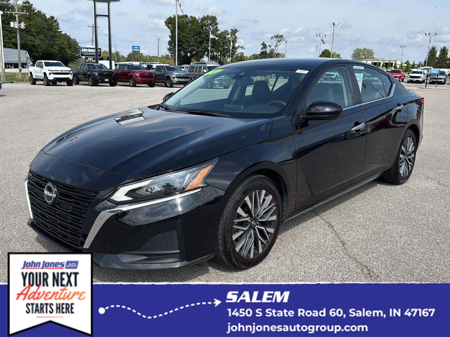 Super Black 2024 Nissan Altima Sedan Front-Wheel Drive Continuously Variable Transmission
