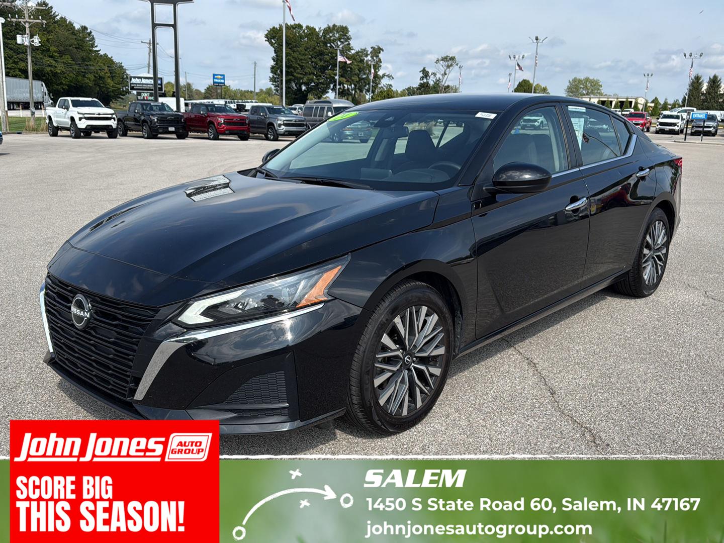 Super Black 2024 Nissan Altima Sedan Front-Wheel Drive Continuously Variable Transmission