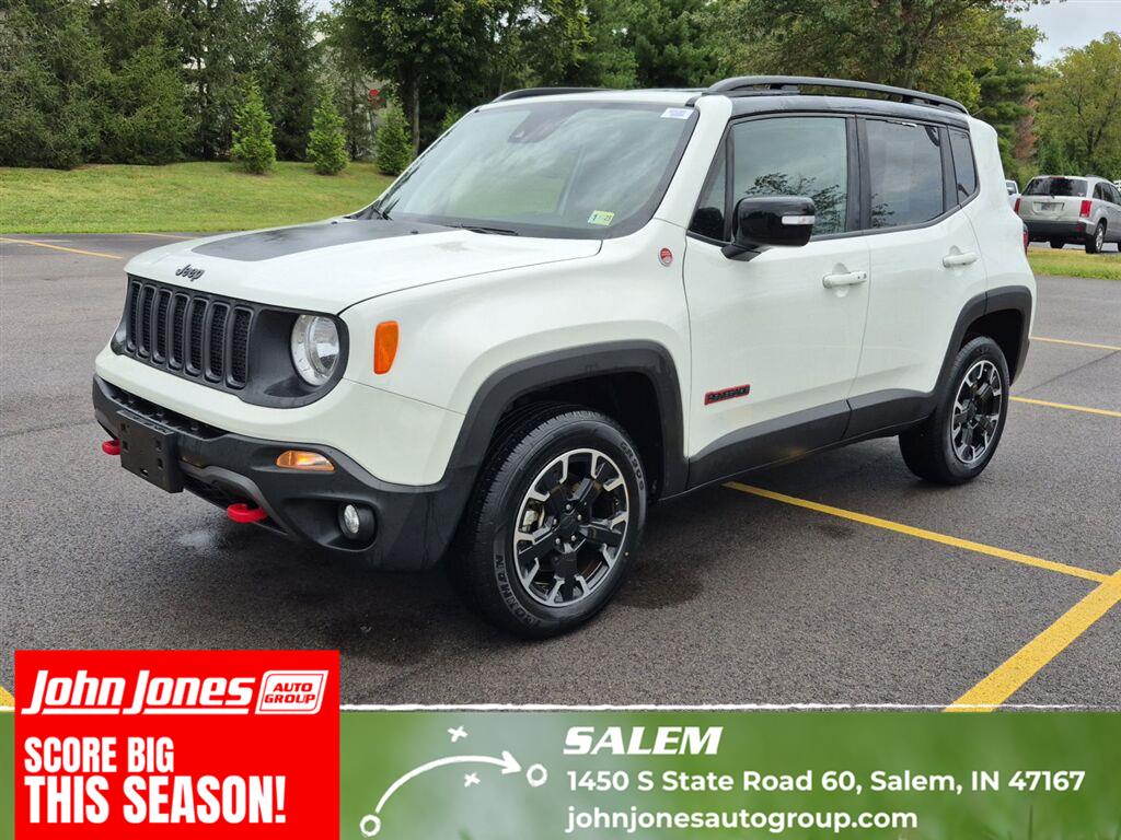 Alpine White Clearcoat 2023 Jeep Renegade SUV / Crossover Four-Wheel Drive 9-Speed Automatic