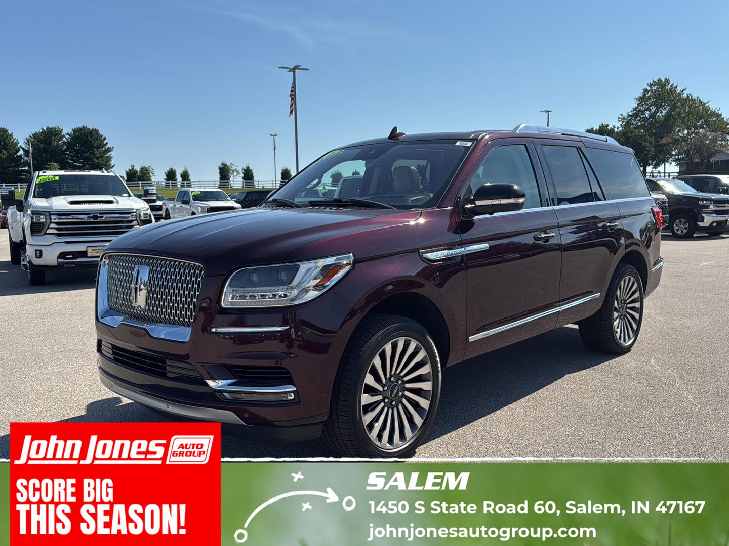 Red (Burgundy Velvet) 2020 Lincoln Navigator SUV / Crossover Four-Wheel Drive Automatic