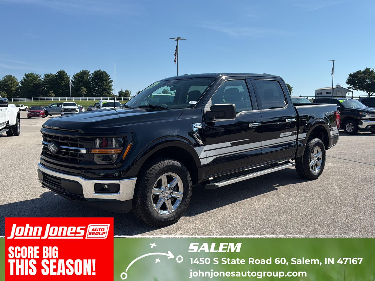 Agate Black 2025 Ford F-150 Pickup Truck Four-Wheel Drive Automatic