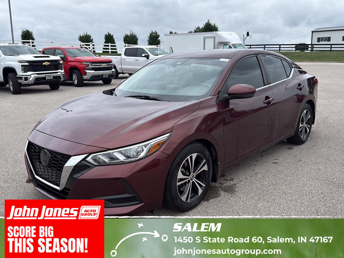 Rosewood Metallic 2020 Nissan Sentra Sedan Front-Wheel Drive Continuously Variable Transmission