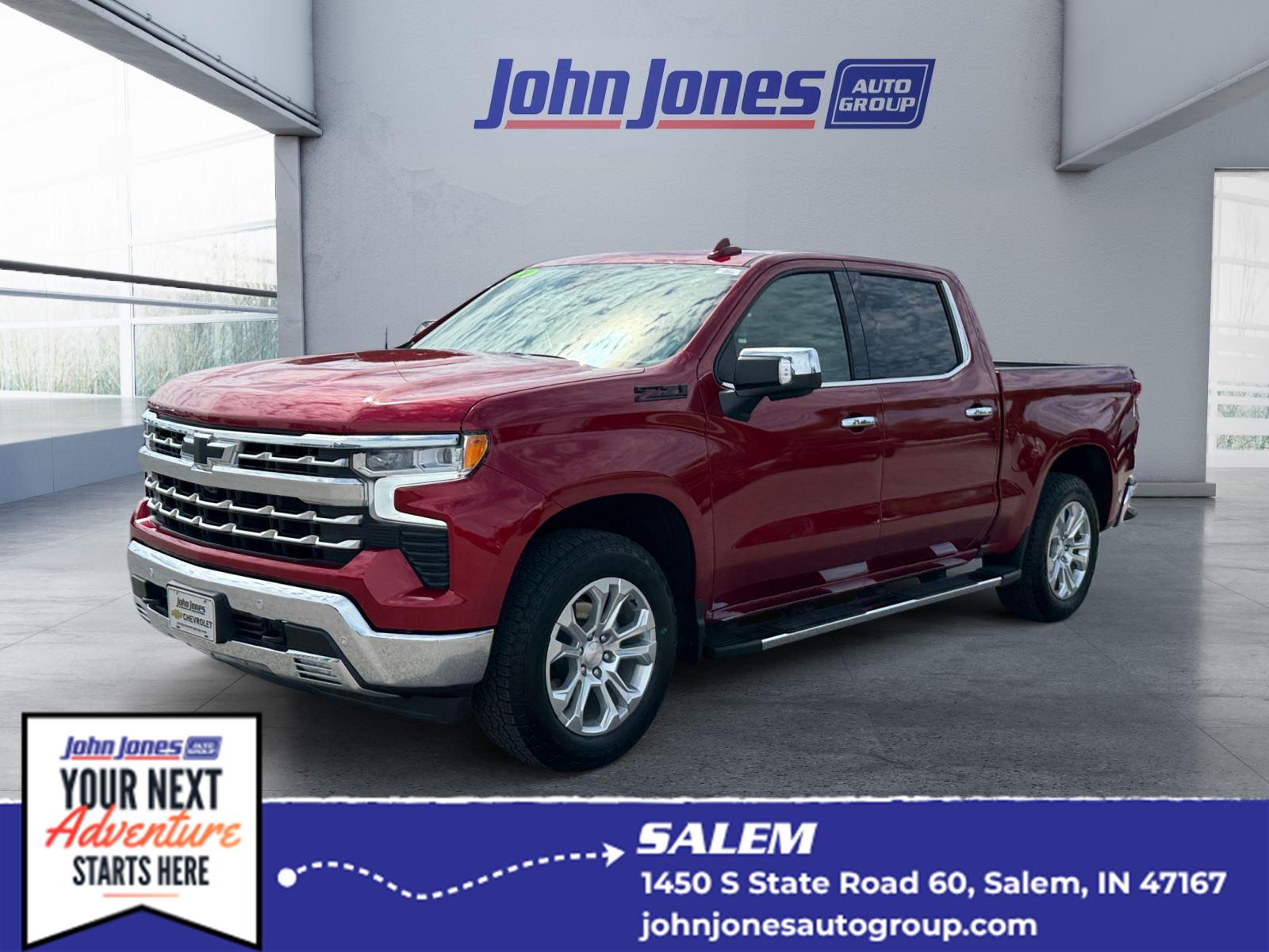 Radiant Red Tintcoat 2024 Chevrolet Silverado 1500 Pickup Truck Four-Wheel Drive Automatic