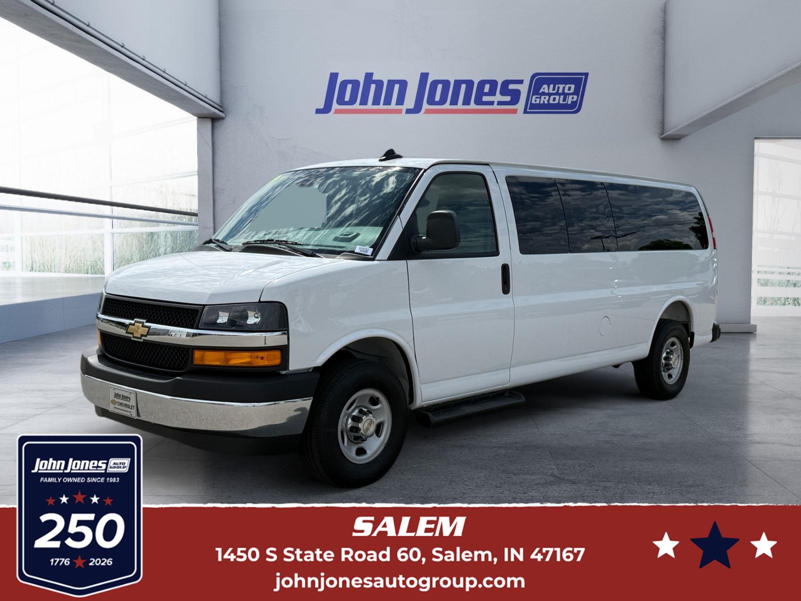 Summit White 2025 Chevrolet Express Van Rear-Wheel Drive 8-Speed Automatic