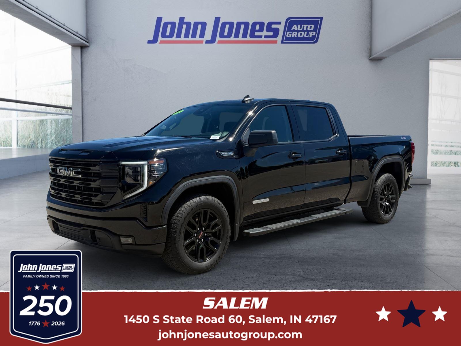 Onyx Black 2024 GMC Sierra 1500 Pickup Truck Four-Wheel Drive 8-Speed Automatic