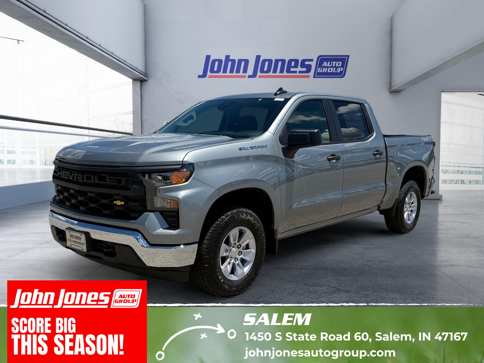 Sterling Gray Metallic 2026 Chevrolet Silverado 1500 Pickup Truck Four-Wheel Drive Automatic