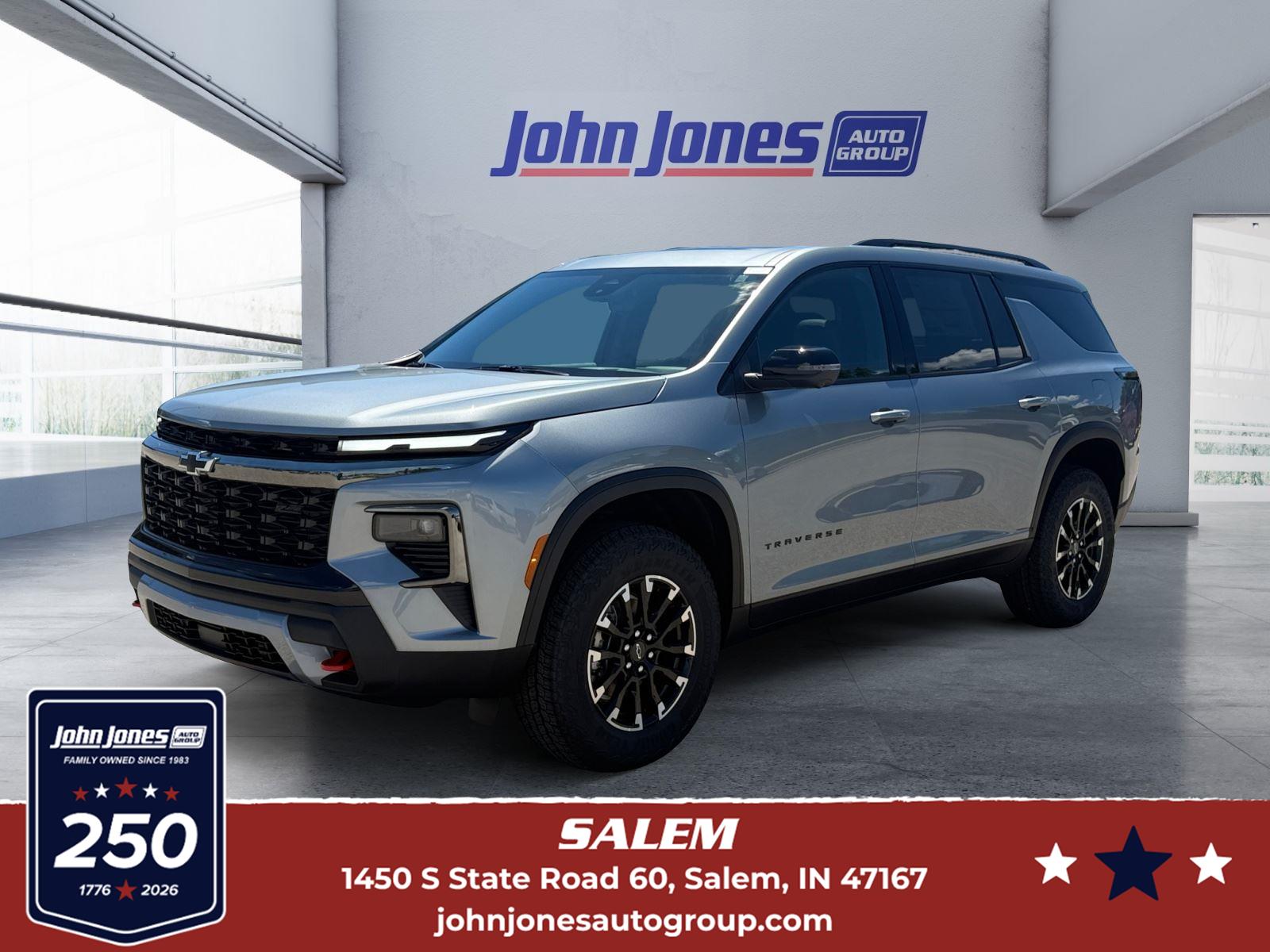 Sterling Gray Metallic 2026 Chevrolet Traverse SUV / Crossover Four-Wheel Drive 8-Speed Automatic