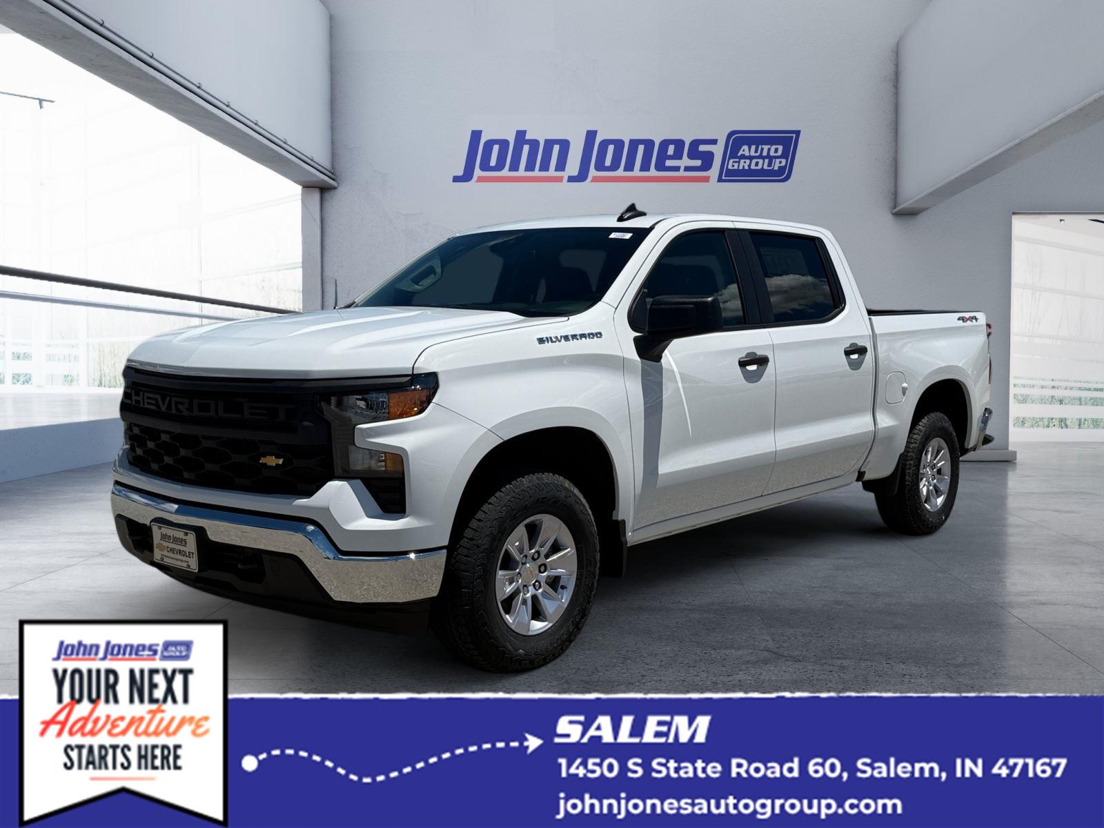 Summit White 2026 Chevrolet Silverado 1500 Pickup Truck Four-Wheel Drive Automatic