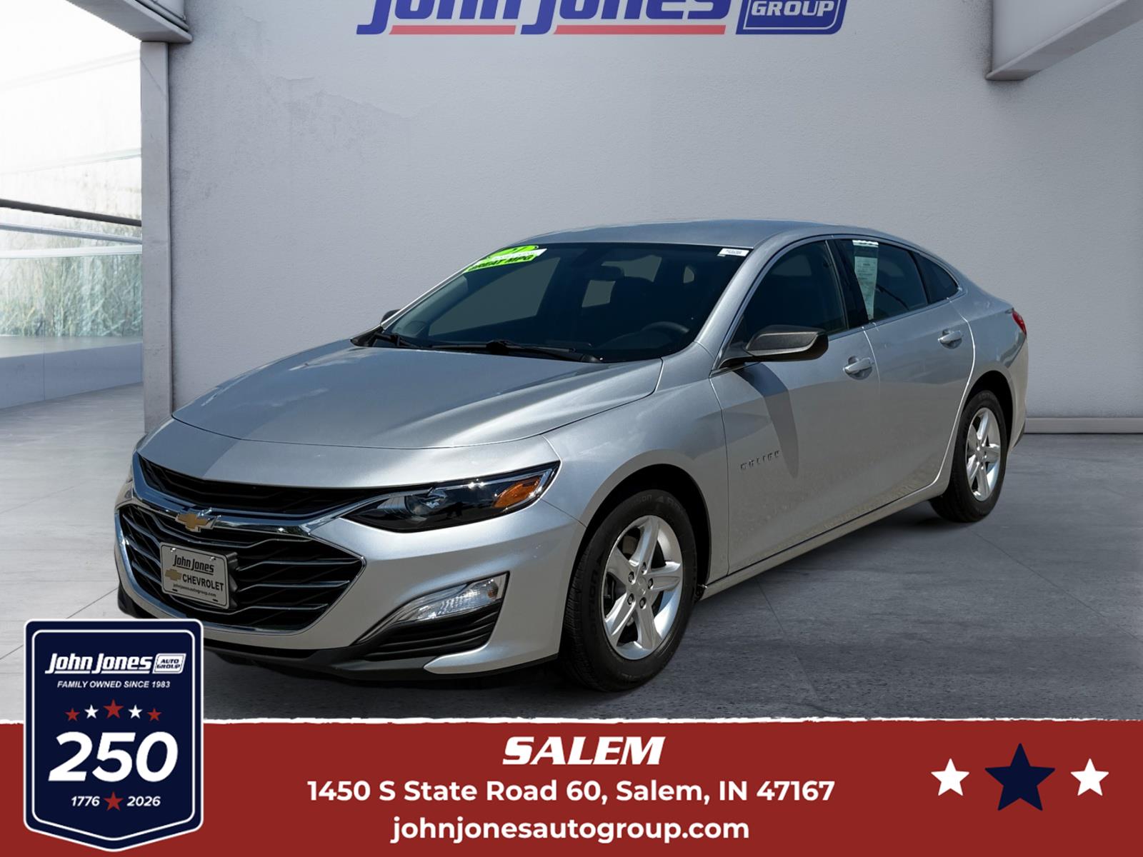 Silver Ice Metallic 2021 Chevrolet Malibu Sedan Front-Wheel Drive Continuously Variable Transmission