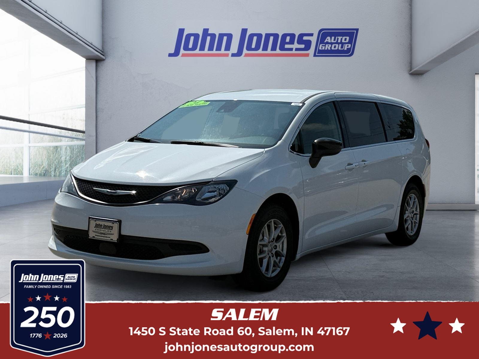 Bright White Clearcoat 2024 Chrysler Voyager Minivan Front-Wheel Drive 9-Speed Automatic