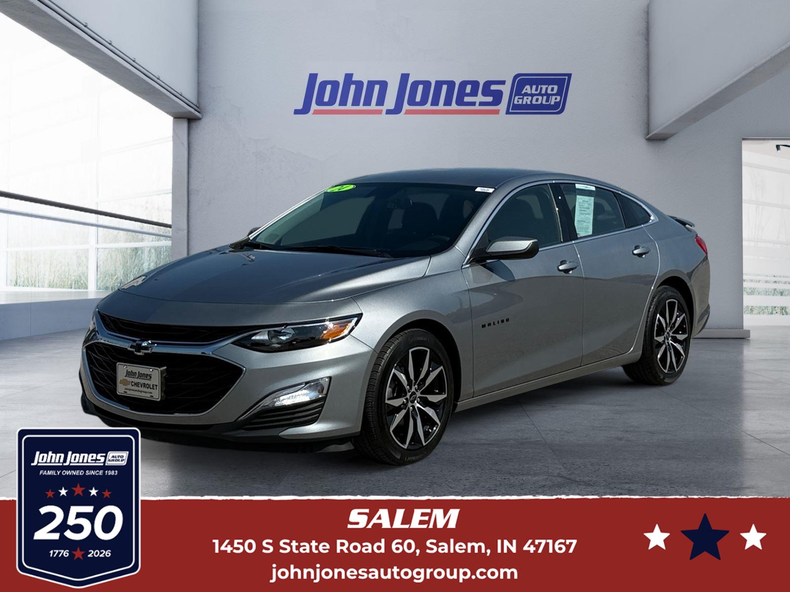Sterling Gray Metallic 2024 Chevrolet Malibu Sedan Front-Wheel Drive Continuously Variable Transmission