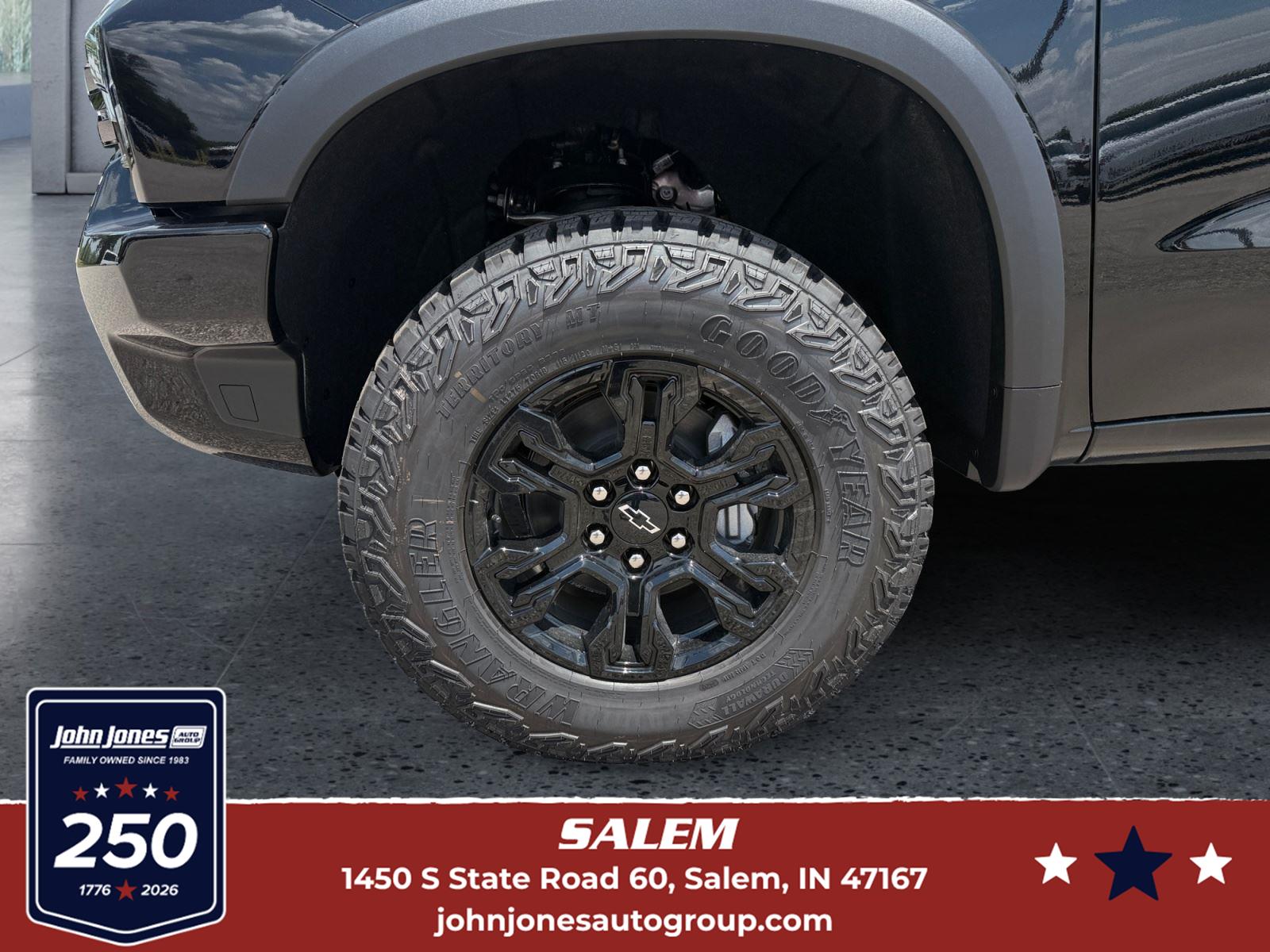 Black 2026 Chevrolet Silverado 1500 Pickup Truck Four-Wheel Drive Automatic