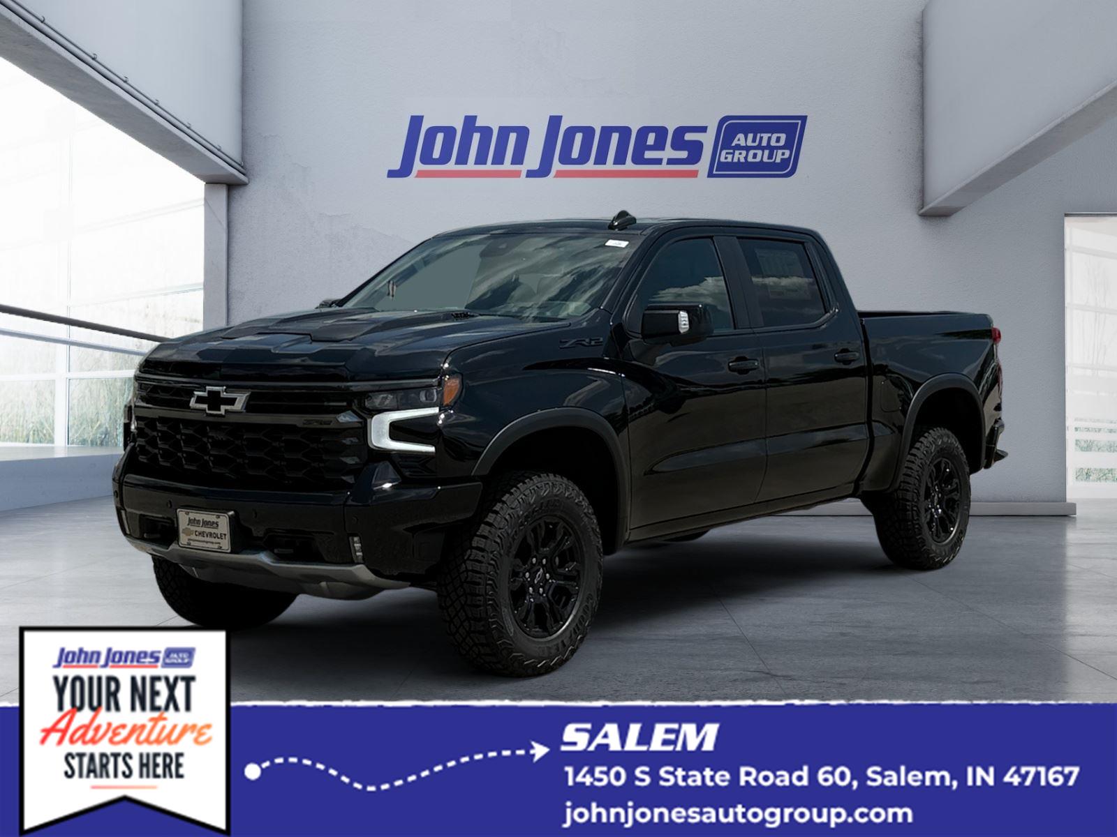 Black 2026 Chevrolet Silverado 1500 Pickup Truck Four-Wheel Drive Automatic