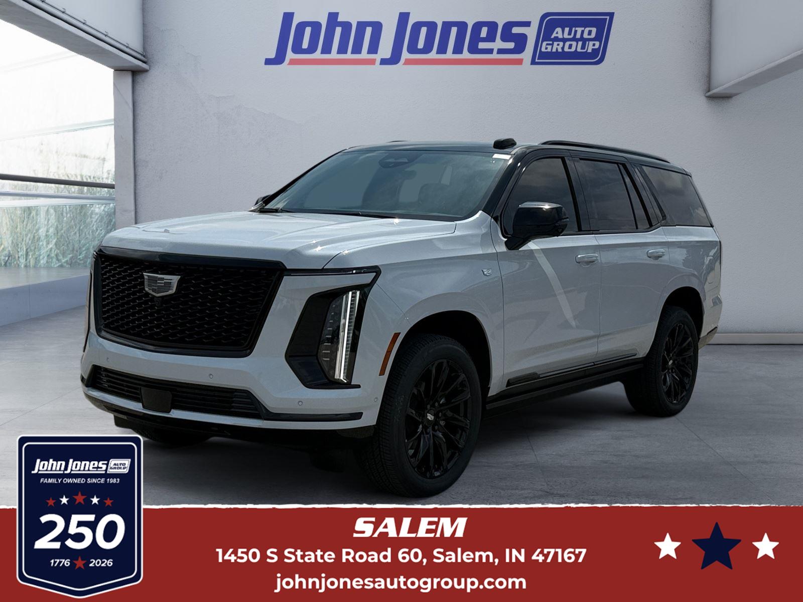 Vibrant White Tricoat 2026 Cadillac Escalade SUV / Crossover Four-Wheel Drive Automatic