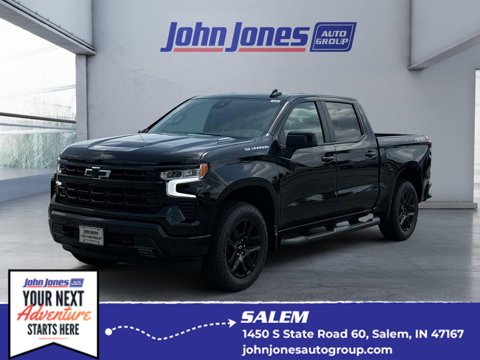 Black 2026 Chevrolet Silverado 1500 Pickup Truck Four-Wheel Drive 8-Speed Automatic