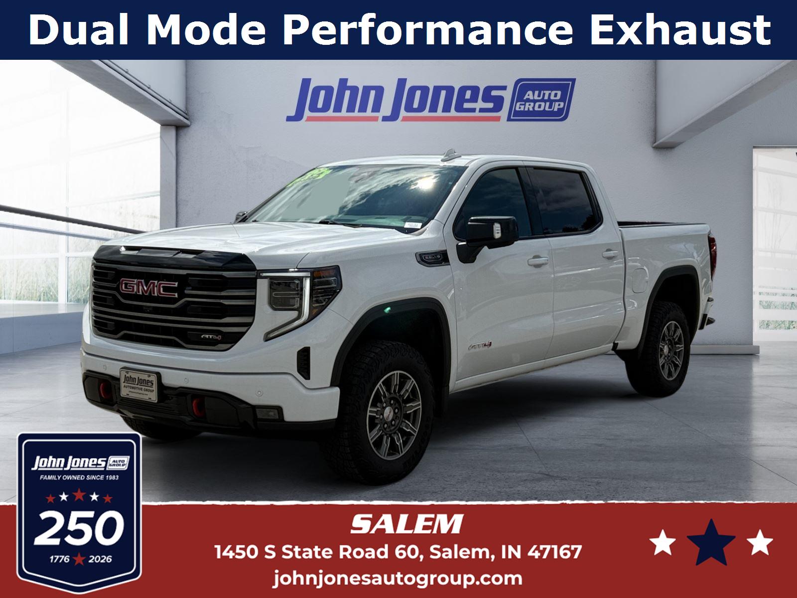 Summit White 2025 GMC Sierra 1500 Pickup Truck Four-Wheel Drive Automatic
