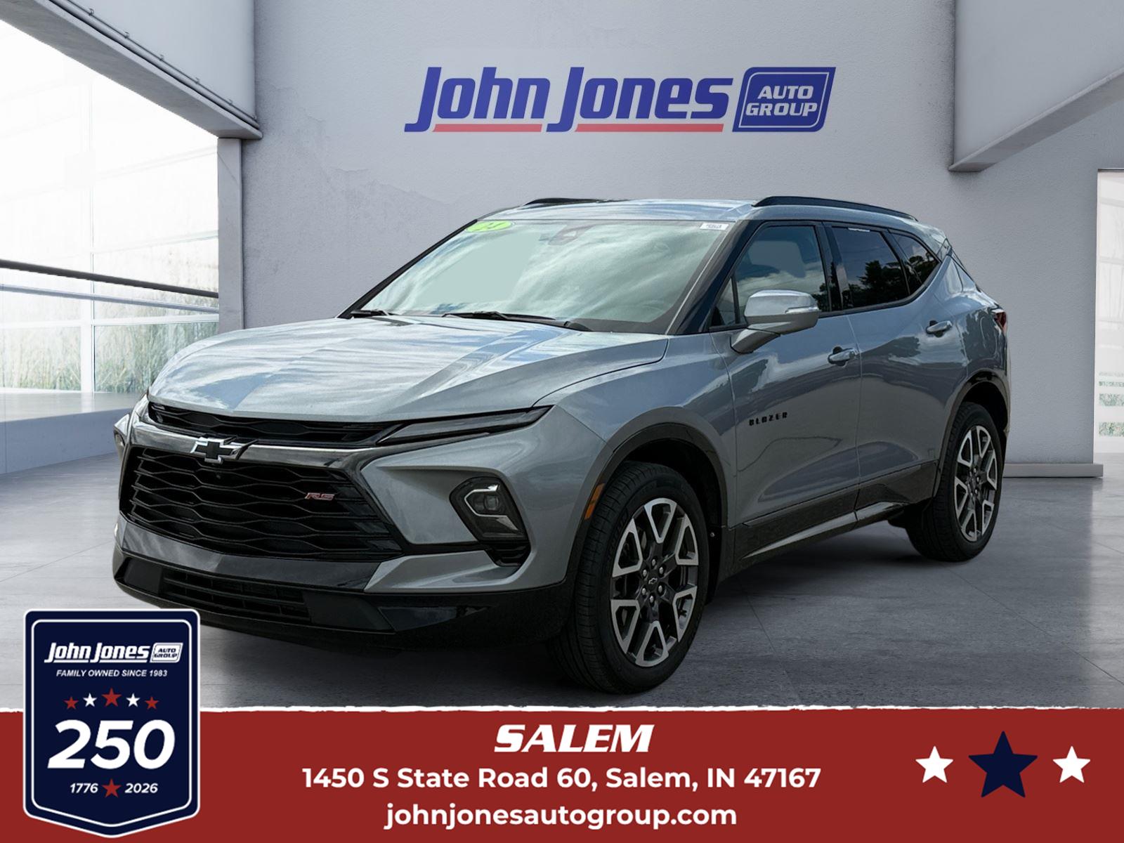 Sterling Gray Metallic 2024 Chevrolet Blazer SUV / Crossover Front-Wheel Drive 9-Speed Automatic