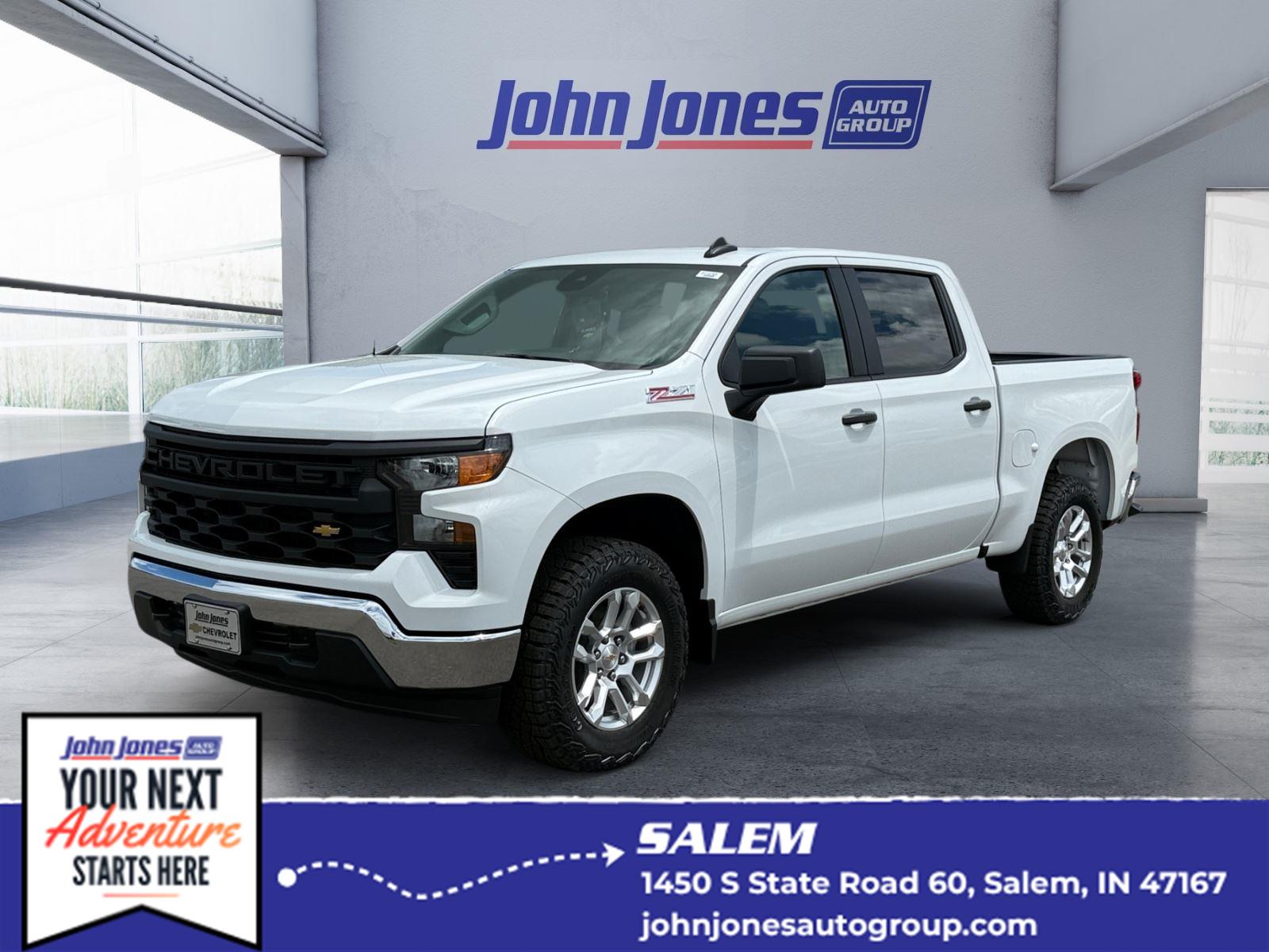 Summit White 2026 Chevrolet Silverado 1500 Pickup Truck Four-Wheel Drive Automatic