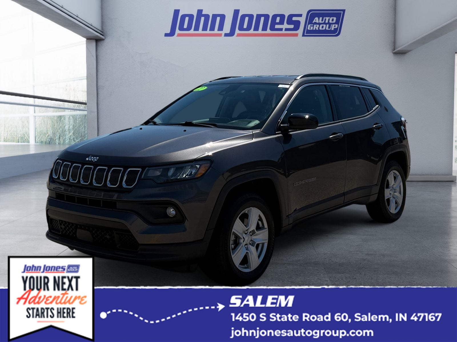 Gray (Granite Crystal Metallic Clearcoat) 2022 Jeep Compass SUV / Crossover Four-Wheel Drive 9-Speed Automatic