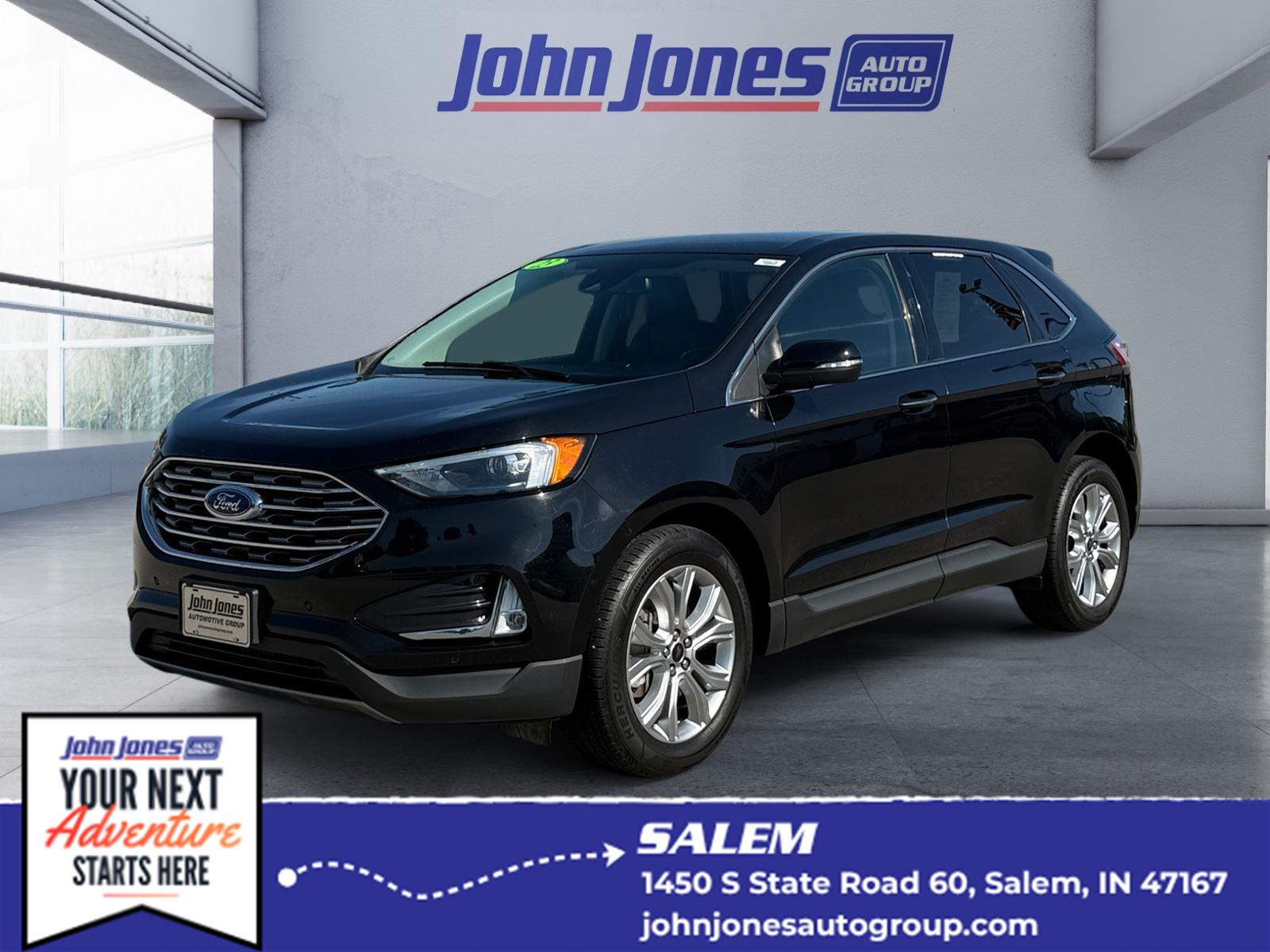 Agate Black 2023 Ford Edge SUV / Crossover All-Wheel Drive 8-Speed Automatic