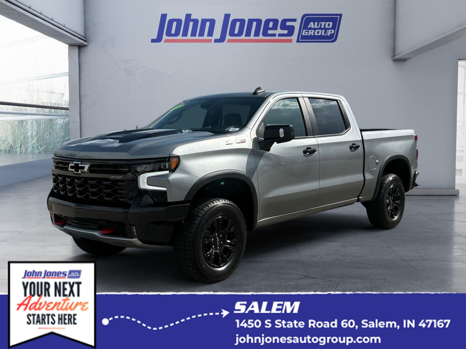 Sterling Gray Metallic 2023 Chevrolet Silverado 1500 Pickup Truck Four-Wheel Drive Automatic