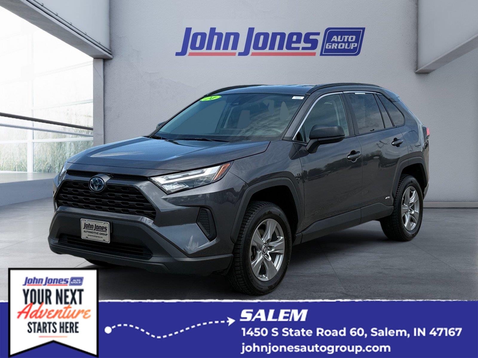 Magnetic Gray Metallic 2024 Toyota RAV4 Hybrid SUV / Crossover All-Wheel Drive Continuously Variable Transmission