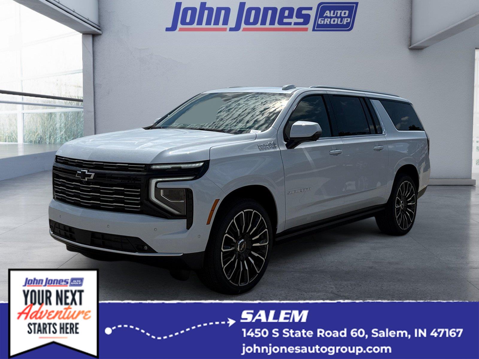 Polar White Tricoat 2026 Chevrolet Suburban SUV / Crossover Four-Wheel Drive Automatic
