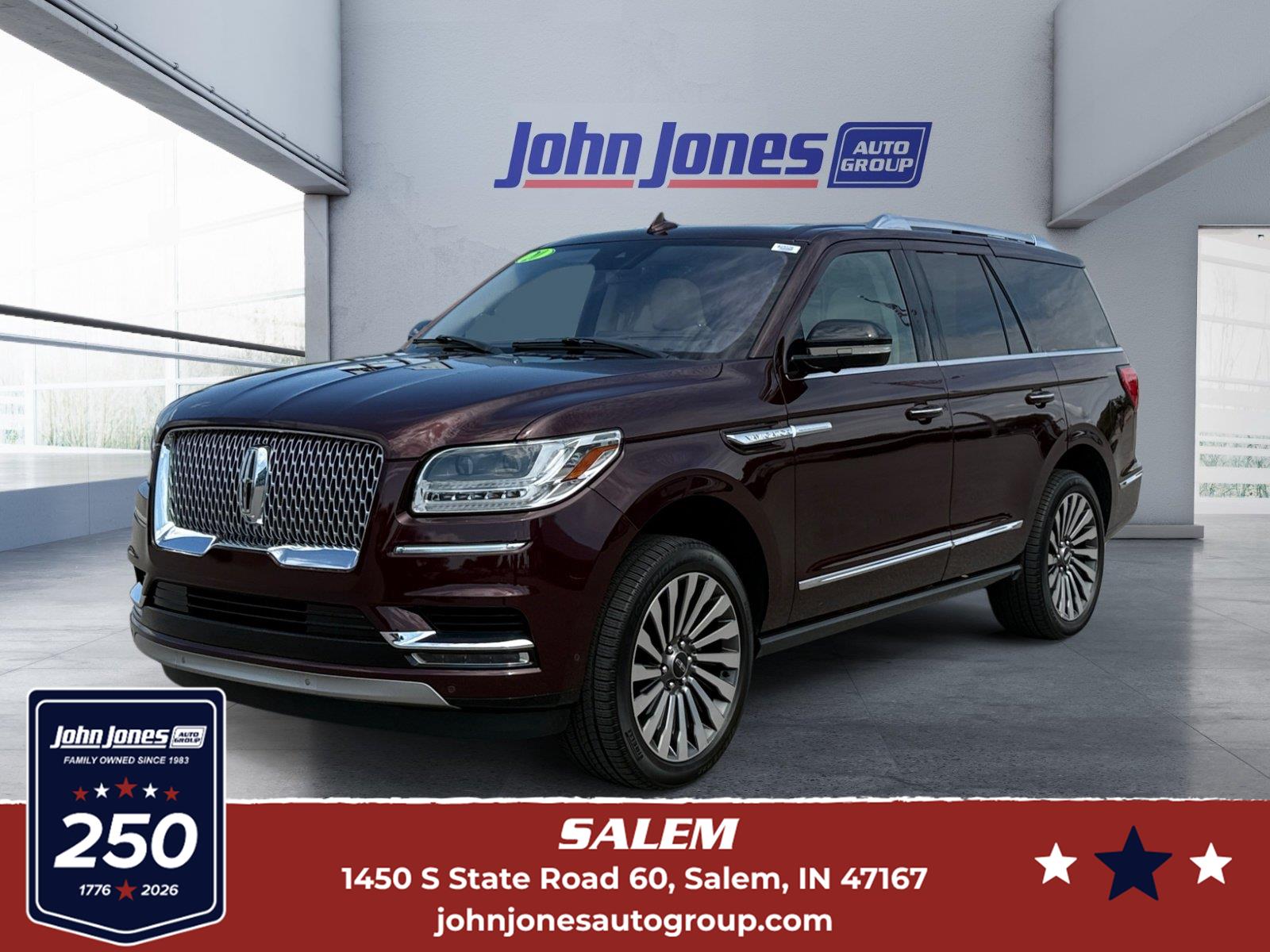 Red (Burgundy Velvet) 2020 Lincoln Navigator SUV / Crossover Four-Wheel Drive Automatic