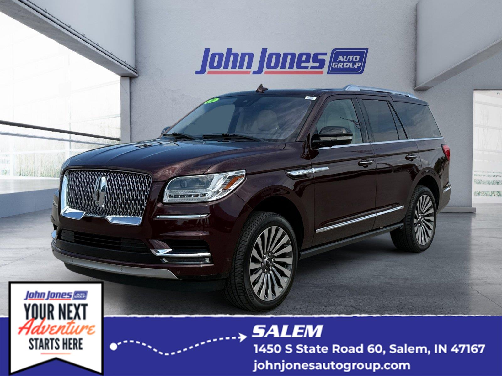 Red (Burgundy Velvet) 2020 Lincoln Navigator SUV / Crossover Four-Wheel Drive Automatic