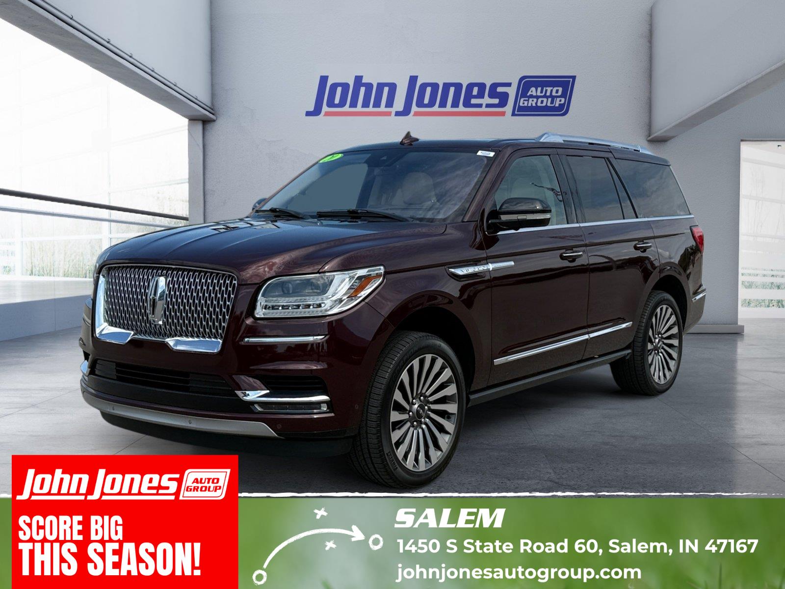 Red (Burgundy Velvet) 2020 Lincoln Navigator SUV / Crossover Four-Wheel Drive Automatic