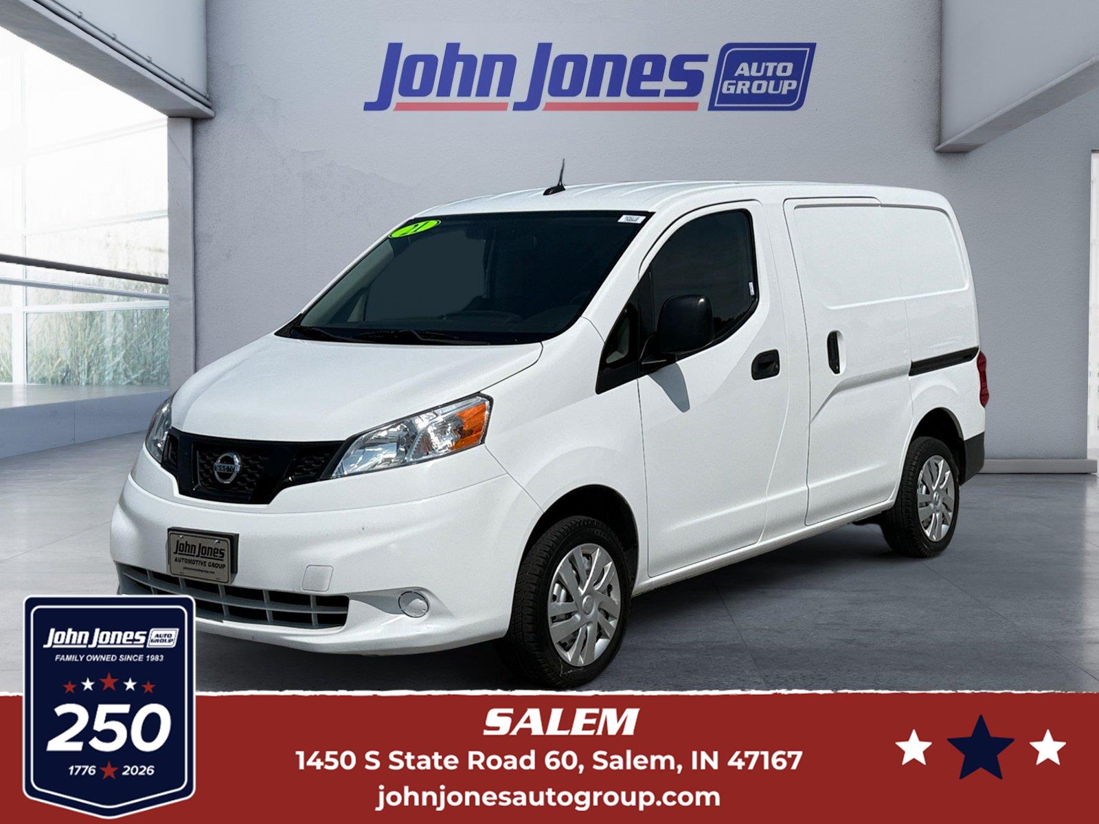 White (Fresh Powder) 2021 Nissan NV200 Van Front-Wheel Drive Continuously Variable Transmission
