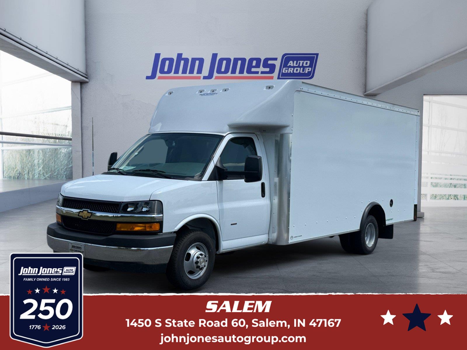Summit White 2026 Chevrolet Express Chassis Van Rear-Wheel Drive 8-Speed Automatic